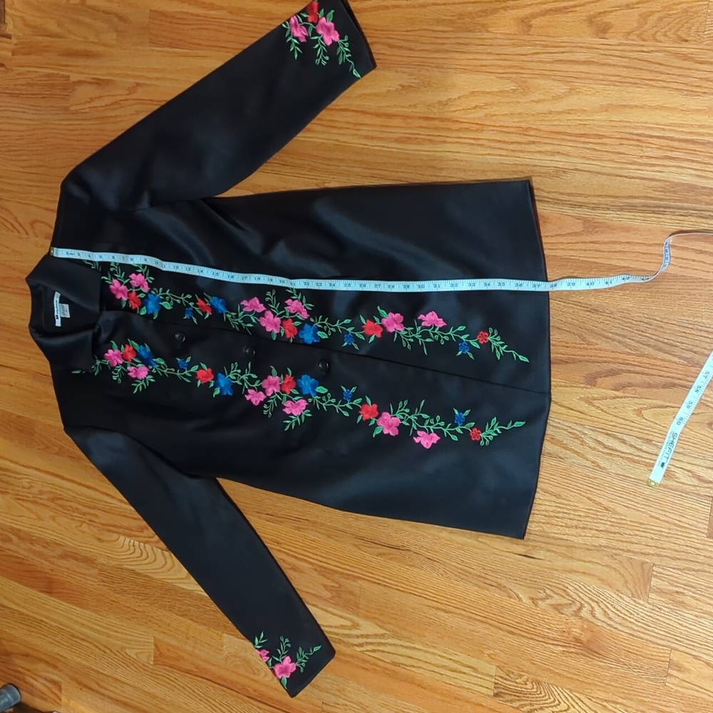 Peter Nygard- Vintage Floral Embroidered Coat- 12